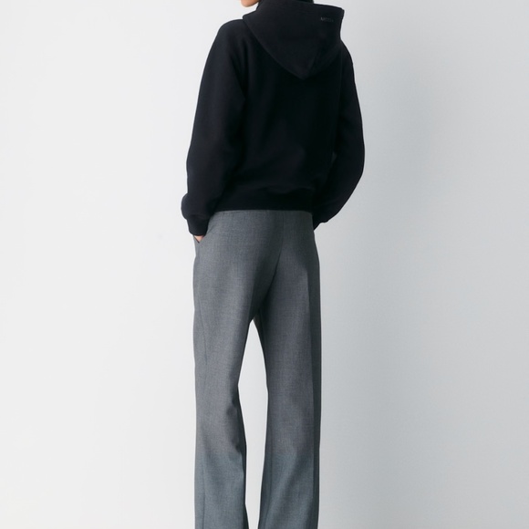 Aritzia Cozy Fleece Perfect Zip Up Hoodie Black Size Small - Picture 5 of 16